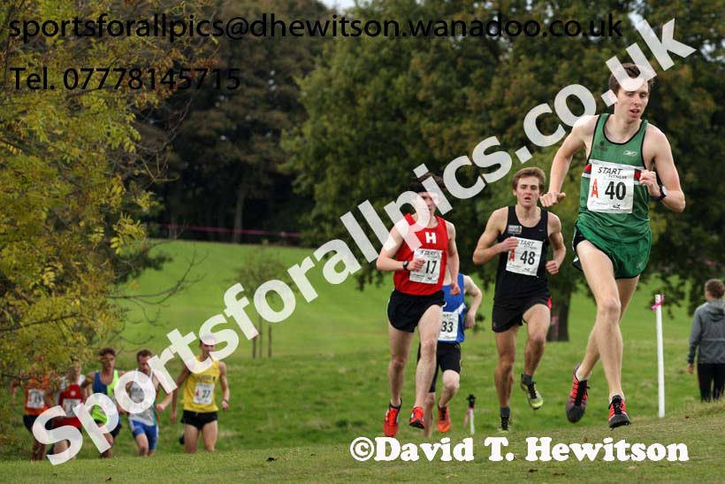 Senior mens Northern Cross Country Relays, Graves Park, Sheffield. Photo: David T. Hewitson/Sports for All Pics